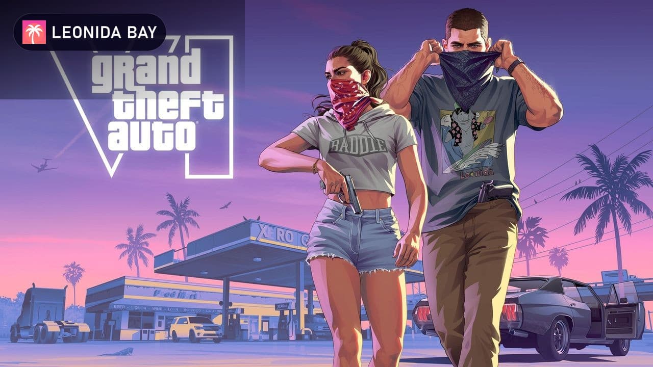 Portada: GTA 6: el nuevo arte de Jason y Lucia delata el golpe del tráiler 3